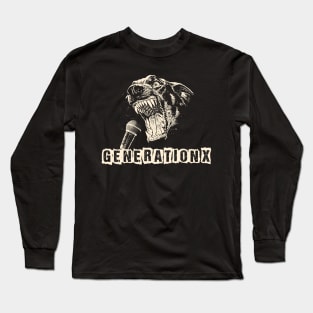 generation x ll scream Long Sleeve T-Shirt